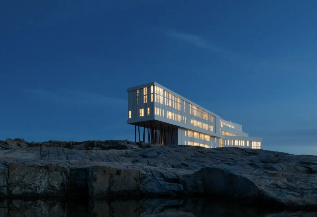 Fogo Island Inn, in Canada is world famous.